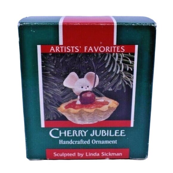 Hallmark Cherry Jubilee by Linda Sickman Vintage 1989 Christmas Ornament - Picture 7 of 11